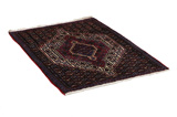 Senneh - Kurdi Persian Carpet 97x70 - Picture 1