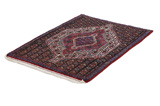 Senneh - Kurdi Persian Carpet 97x70 - Picture 2