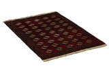 Bokhara - Turkaman Persian Carpet 91x63 - Picture 1