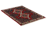 Senneh - Kurdi Persian Carpet 105x73 - Picture 1