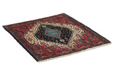 Senneh - Kurdi Persian Carpet 85x72 - Picture 1