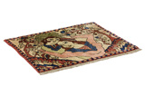 Bijar - Kurdi Persian Carpet 63x81 - Picture 1