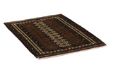 Baluch - Turkaman Persian Carpet 116x81 - Picture 1