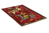 Bijar - Kurdi Persian Carpet 146x94 - Picture 1