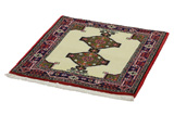 Jozan - Sarouk Persian Carpet 83x81 - Picture 2