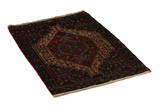 Senneh - Kurdi Persian Carpet 106x70 - Picture 1