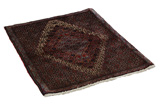 Senneh - Kurdi Persian Carpet 100x80 - Picture 1