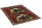 Qashqai Persian Carpet 148x100 - Picture 1